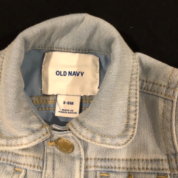 3-6M Baby Gender Neutral Jean Jacket - Picture 4 of 4